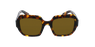 Lunettes de soleil femme PR 28ZS écaille