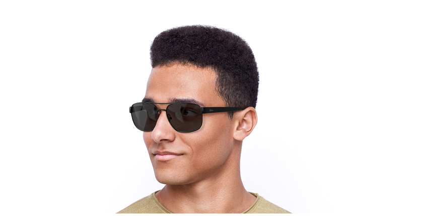 Lunettes de soleil homme ANDEO noir - Vue de face