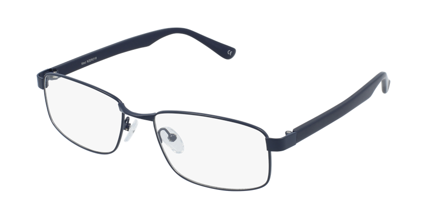 Lunettes de vue homme RZERO18 bleu - vue de 3/4