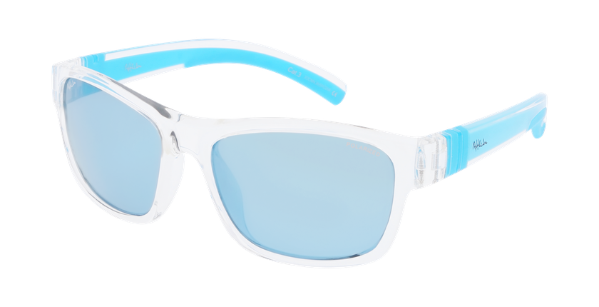 Lunettes de soleil enfant ARLY POLARIZED cristal - Vue de face