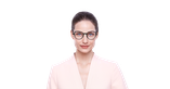 Lunettes de vue femme MAGIC249 rose - Vue de face