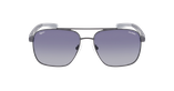 Lunettes de soleil homme WINDSOR POLARIZED argenté - Vue de face