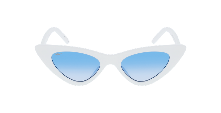 Lunettes de soleil femme LILO blanc - Vue de face