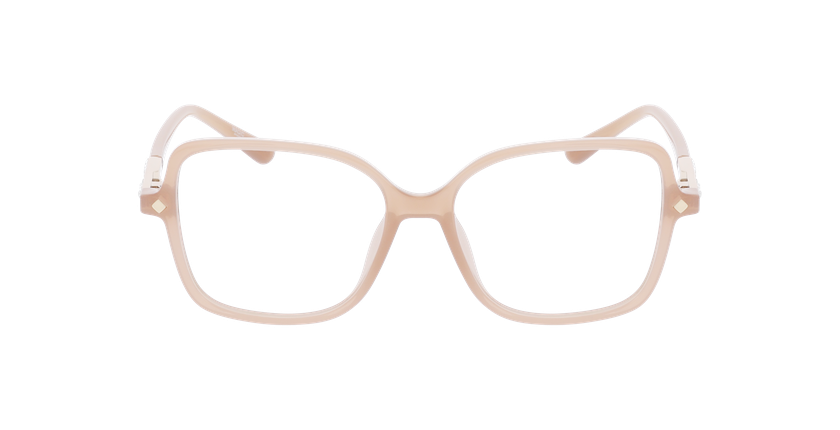 Lunettes de vue femme MAGIC259 rose/dorée - Vue de face