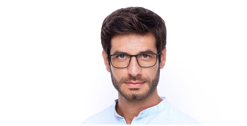 Lunettes de vue homme MAGIC JIMMY argenté - Vue de face