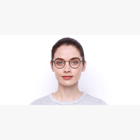 Lunettes de vue femme JOY écaille/dorée