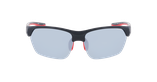 Lunettes de soleil LANGLEY POLARIZED noir/rouge - Vue de face