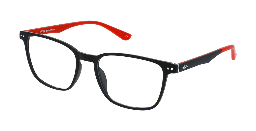 Lunettes de vue homme ARTURO noir - Vue de face