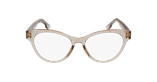 Lunettes de vue femme CD4 beige - Vue de face