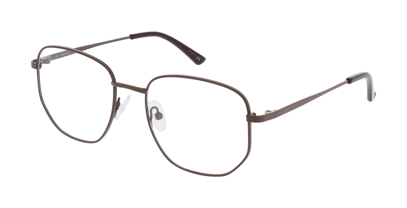 Lunettes de vue femme RZERO 35 marron - Vue de face