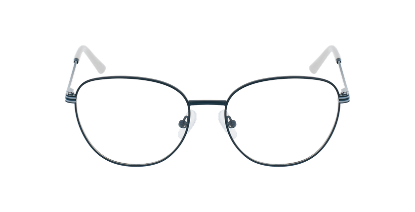 Lunettes de vue femme MALLORY bleu - Vue de face