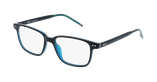 Lunettes de vue enfant MAGIC SAMSON noir/turquoise - Vue de face