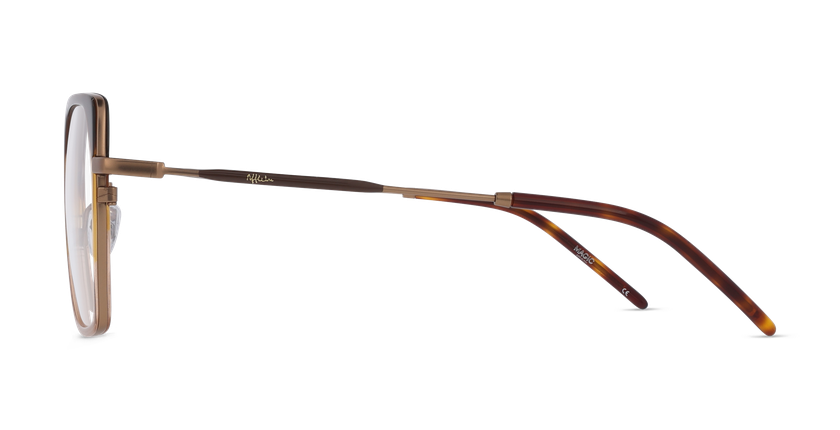 Lunettes de vue femme MAGIC222 marron/dorée - Vue de face