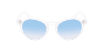 Lunettes de soleil DUNE blanc