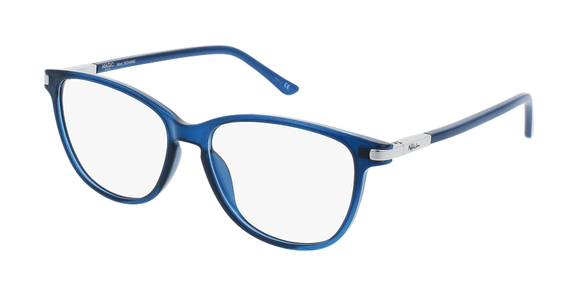 Lunettes de vue femme MAGIC SOHANE bleu - Vue de face