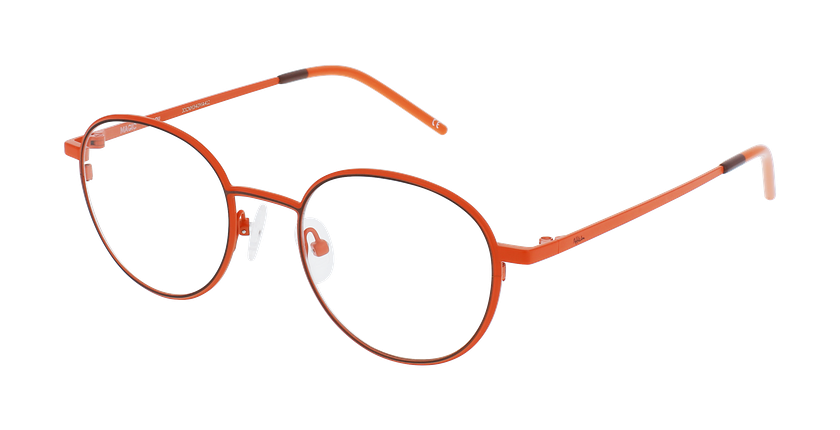 Lunettes de vue homme MAGIC 155 orange/marron - Vue de face