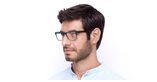 Lunettes de vue homme MAGIC205 bleu - Vue de face