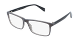 Lunettes de vue homme RZERO10 gris/noir - vue de 3/4