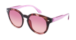 Lunettes de soleil femme CHERRY écaille/écaille violet - Vue de face