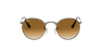 Lunettes de soleil homme ROUND METAL 0RB3447N gris