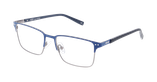 Lunettes de vue homme BAPTISTE bleu - Vue de face