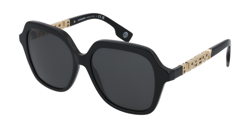 Lunettes de soleil femme BE4389 noir - Vue de face