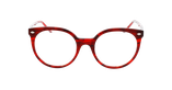 Lunettes de vue femme MAGIC 166 rouge - Vue de face