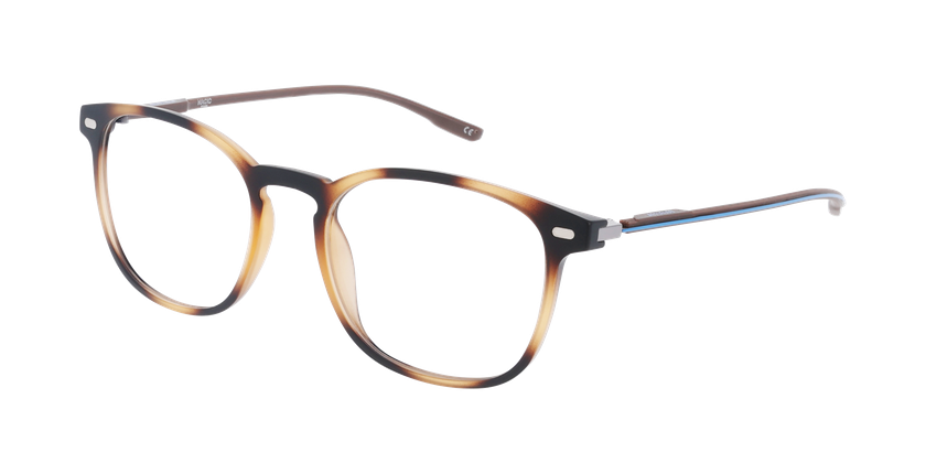 Lunettes de vue homme MAGIC244 écaille bleu - Vue de face