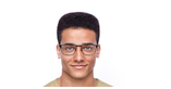 Lunettes de vue homme MAGIC241 gun/vert - Vue de face