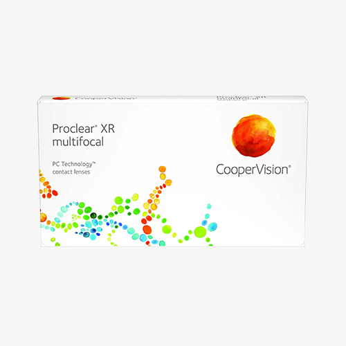 Lentilles de contact Proclear® Multifocal XR D 3L - Vue de face