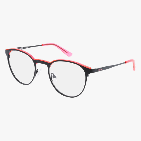 Lunettes de vue femme REINE noir/rouge