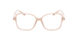 Lunettes de vue femme MAGIC259 rose/dorée - Vue de face