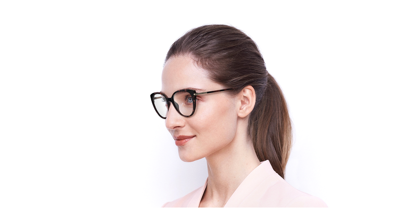 Lunettes de vue femme MAGIC 178 écaille/rose - Vue de face