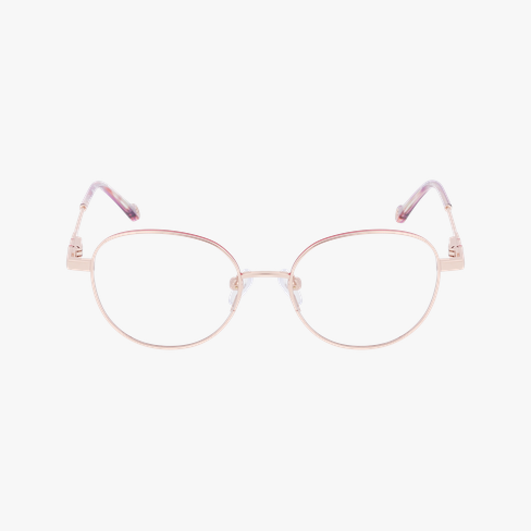 Lunettes de vue enfant T&C7 dorée Vue de face