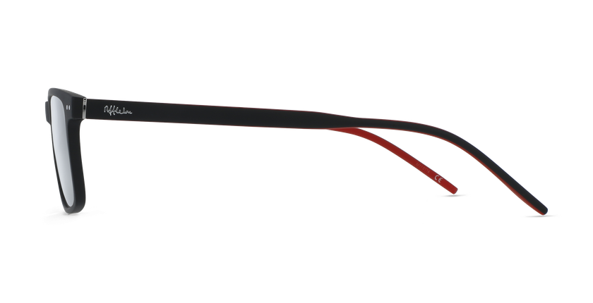 Lunettes de vue homme MAGIC DAMIEN noir/rouge - Vue de face