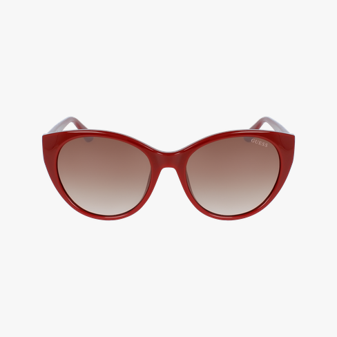 Lunettes de soleil femme GU7594 rouge Vue de face