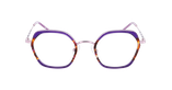 Lunettes de vue femme MAGIC221 violet - Vue de face