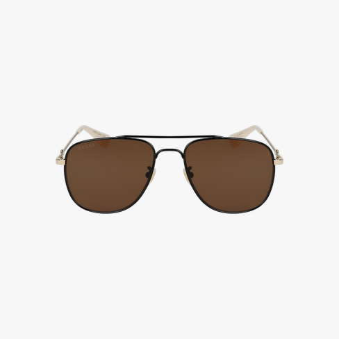 Lunettes de soleil homme GG0514S noir/dorée