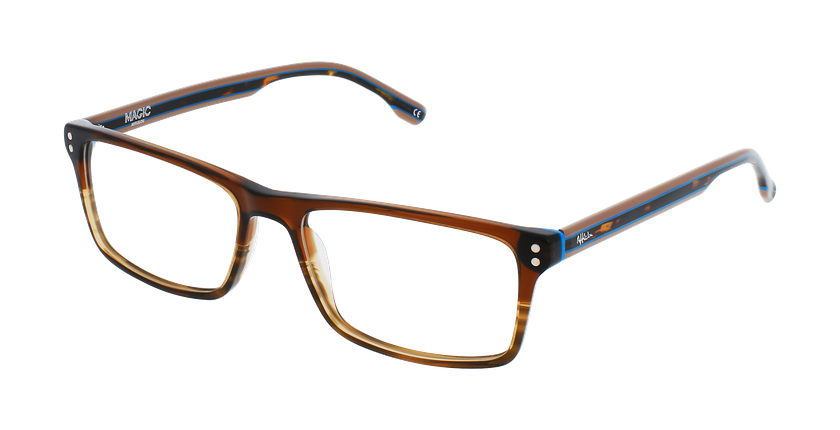 Lunettes de vue homme MAGIC206 marron - Vue de face