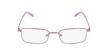 Lunettes de vue femme RZERO7 rose - Vue de face