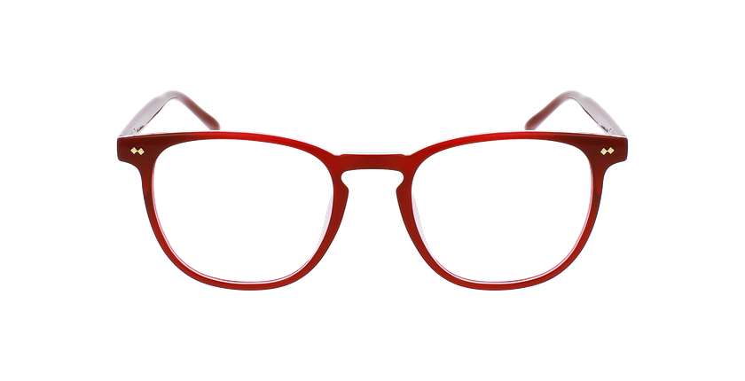 Lunettes de vue femme LILA rouge - Vue de face