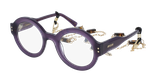 Lunettes de vue femme CARACTÈRES PERSPICACE violet - Vue de face