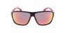 Lunettes de soleil CLAVEL POLARIZED noir/rouge