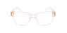 Lunettes de vue femme CARACTERES FIL D'OR AUDACIEUSE rose