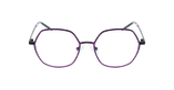 Lunettes de vue femme MAGIC 153 noir/violet - Vue de face