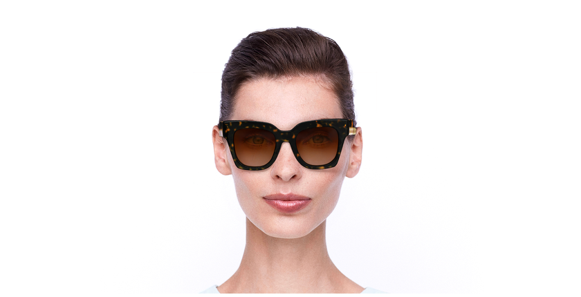 Lunettes de soleil femme BE4364 écaille - Vue de face