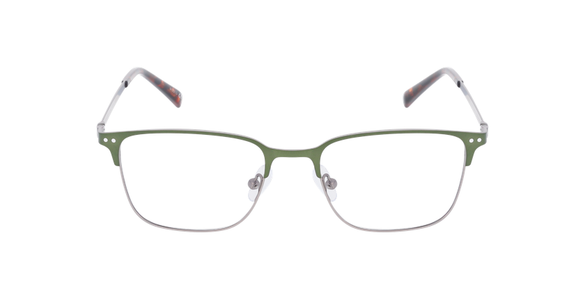 Lunettes de vue homme NATHEO vert - Vue de face