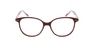 Lunettes de vue enfant TANIA bordeaux/rose