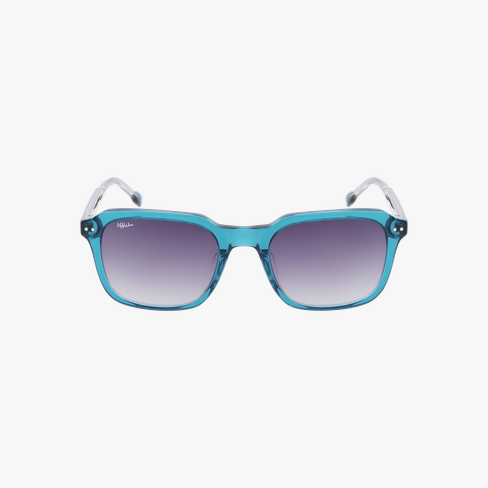 Lunettes de soleil homme ALISTAIR bleu cristal Vue de face