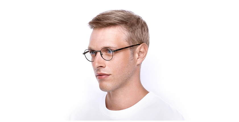 Lunettes de vue homme AURELIEN écaille - Vue de face